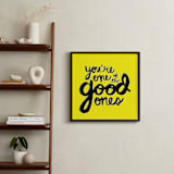 "The Good Ones" - Art Print in Highlighter by Melissa Egan of Pistols - In a Room