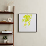 "Willows" - Art Print in Golden Green by Mia Posada - In a Room