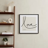 "Sweet Sophistication" - Personalized Art Print in Linen by Erin Pescetto - In a Room