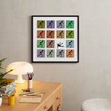"Try Try Again" - Art Print in burnt sienna by Shannon - In a Room