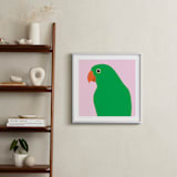 "Hey, You Looking At Me? I" - Art Print in Vibrant Tones by IGGI - In a Room
