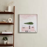 "Cotton Candy Christmas" - Art Print in Cotton candy pink by Maja Cunningham - In a Room