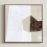 "Studio Forms 1" - Art Print in Linen by Jennifer Daily - Framed Canvas