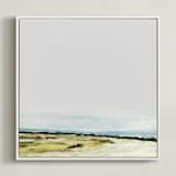 "Teddy" - Art Print in Moss by Mande Calhoun - Framed Canvas