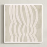 "Ancient" - Art Print in Shell by Pati Cascino - Framed Canvas