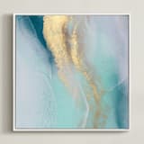 "Dreamwave" - Art Print in dream wave by Debi Perkins - Framed Canvas