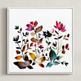 "island wildflowers no.6" - Art Print in Wildflower by Kiana Lee - Framed Canvas