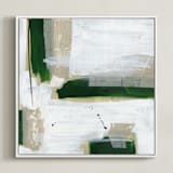 "Vistas" - Art Print in Forest by Cindy Reynolds - Framed Canvas