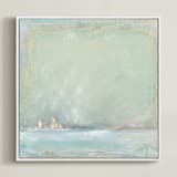"Away" - Art Print in Sage by Julia Contacessi - Framed Canvas