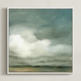 "First of October" - Art Print in slate by Kelly Money - Framed Canvas