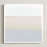 "Sundown" - Art Print in sky blue by Sadie Holden - Framed Canvas