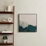"A Way Through Here 1" - Art Print in Turquoise by Jamie J. Kim - In a Room