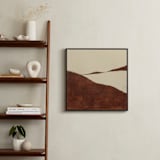"Eroded Horizon" - Art Print in Oxide Echo by Tania Medeiros - In a Room