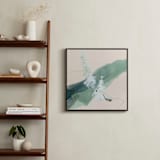 "A Way Through Here 2" - Art Print in Dusty Green by Jamie J. Kim - In a Room