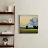 "Henry's Fields" - Art Print in Copper Sunrise by Stephanie Goos Johnson - In a Room