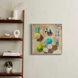 "Beach Day 2" - Art Print in Lime by Lisa Grizaniuk - In a Room