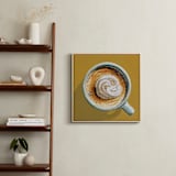 "From The Top 3" - Art Print in Yellow Ochre by Amber Piacentine - In a Room