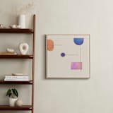 "Levitation 1" - Art Print in Coral by Tatjana Koraksic - In a Room