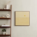 "Golden Reflections" - Art Print in Buttercream by Pippa Shaw - In a Room