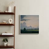 "Another Day Gone" - Art Print in Dusk Gray by Stephanie Goos Johnson - In a Room