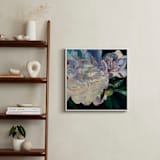 "Peony at Spring Sunset" - Art Print in Lavender by Mandy Trimble Leonard - In a Room