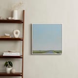 "Kansas Morning" - Art Print in Mint by Catherine Freshley - In a Room