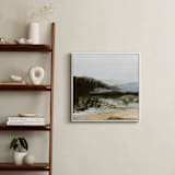 "Hudson (Triptych) I" - Art Print in Mountain Blue by Mande Calhoun - In a Room