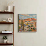 "Bright Side" - Art Print in Sand by Jess Franks - In a Room