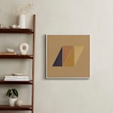 "Origami I" - Art Print in Marigold by Yohaku Oshima - In a Room