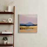 "Violet Desert Breeze" - Art Print in Violet by Shina Choi - In a Room
