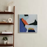 "Urban Flow 2" - Art Print in Blue Jewels by Eunmee Studio - In a Room