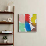 "A Language of Form 2" - Art Print in Modern Primary by Christina Flowers - In a Room