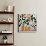 "Green Thumb" - Art Print in Persimmon by Jenny Westenhofer - In a Room