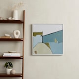 "Blue Hour" - Art Print in Blue Steel by Karyn Denten - In a Room