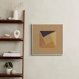 "Origami II" - Art Print in Marigold by Yohaku Oshima - In a Room