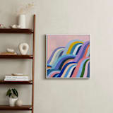 "Cascades" - Art Print in Powder Pink by melanie mikecz - In a Room