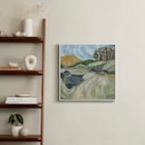 "The Burren" - Art Print in Irish Greens by Mary Gaspar - In a Room