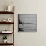 "Don't Worry, Be Happy II" - Art Print in Black and White by Annie Seaton - In a Room