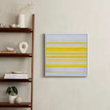 "an ode to agnes" - Art Print in bright sunny yellow by tina johnson - In a Room