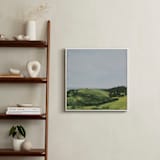 "Rolling Vines" - Art Print in sage by Amanda Phelps - In a Room