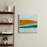 "Arctic Ice" - Art Print in mint green by Caryn Owen - In a Room