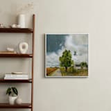 "Farm House" - Art Print in Grass by Lindsay Megahed - In a Room