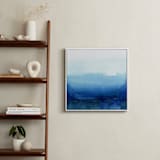 "evening reflection" - Art Print in midnight blue by Kate Ahn - In a Room
