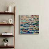 "Rift" - Art Print in Apricot by Kelly Johnston - In a Room