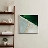 "Salt mines" - Art Print in Green by Mande Calhoun - In a Room
