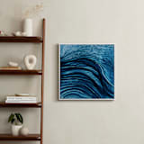 "Agate" - Art Print in Sapphire by Rebecca Rueth - In a Room