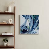 "Verdant Wave " - Art Print in Sea Blue by Katie Craig - In a Room