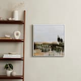 "Hudson (Triptych) III" - Art Print in Pale Blue by Mande Calhoun - In a Room