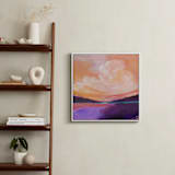 "Summer Solstice" - Art Print in Solstice orange by AlisonJerry - In a Room