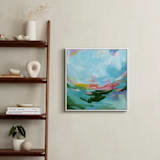 "swell" - Art Print in ocean blue by sue prue - In a Room